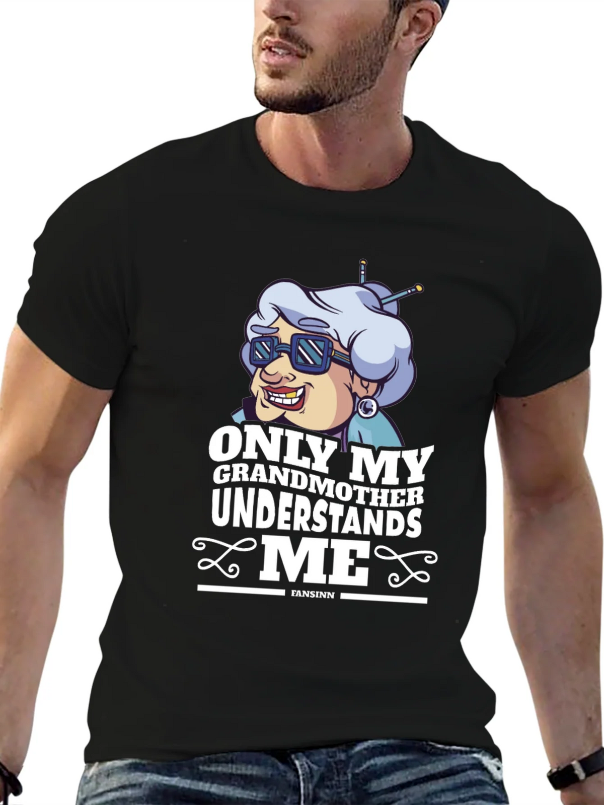 Funny Grandmother T-Shirt - Only My Understands Me product image 9