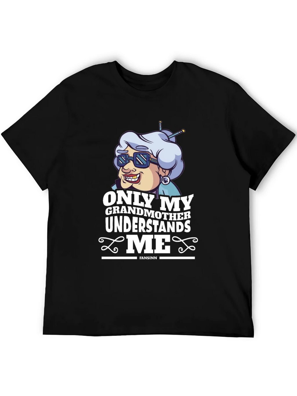 Funny Grandmother T-Shirt - Only My Understands Me product image 8