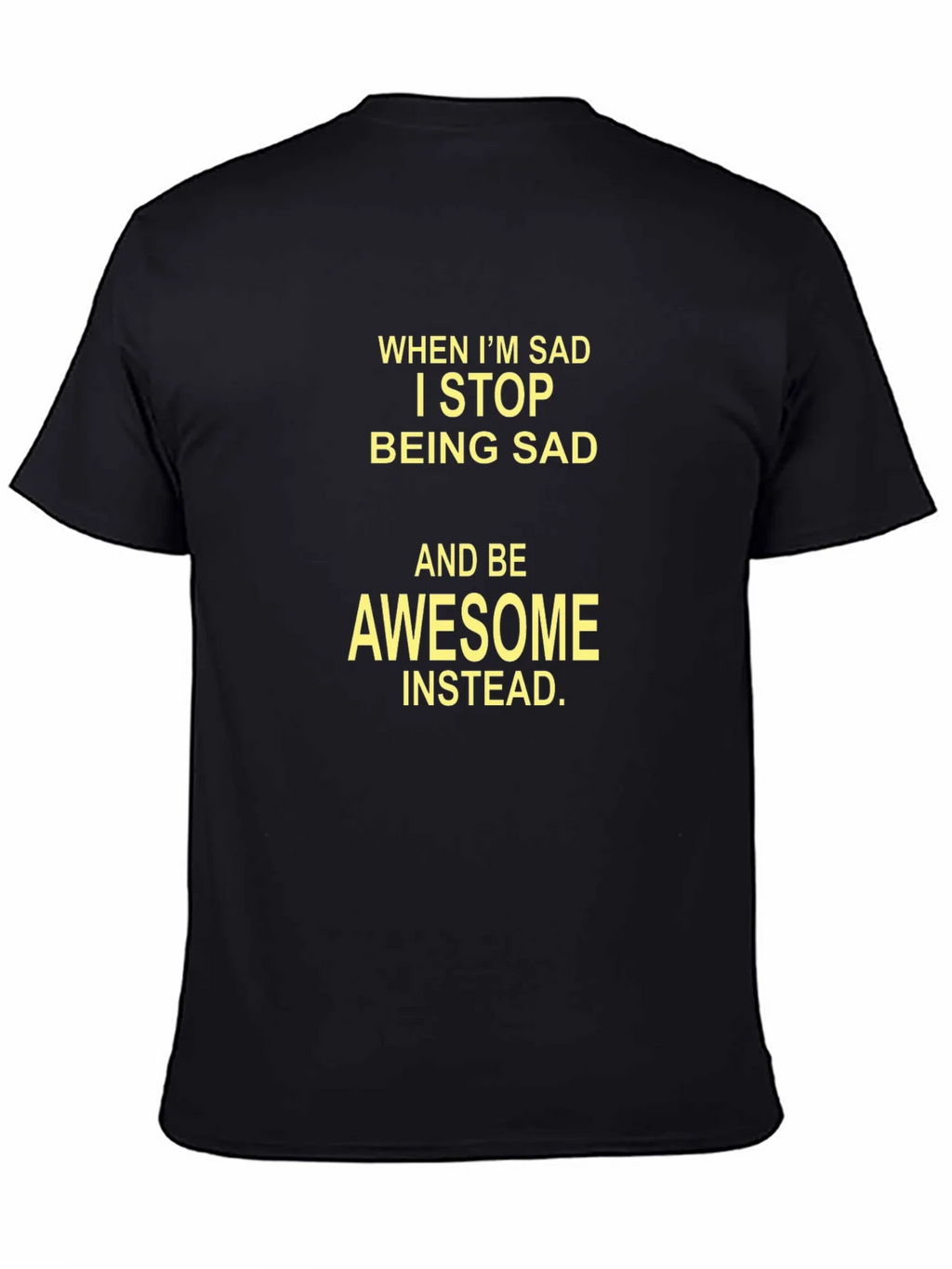 Awesome Instead T-Shirt - Mens Black Tee product image 7