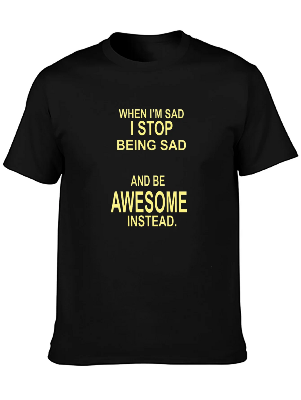 Awesome Instead T-Shirt - Mens Black Tee product image 6