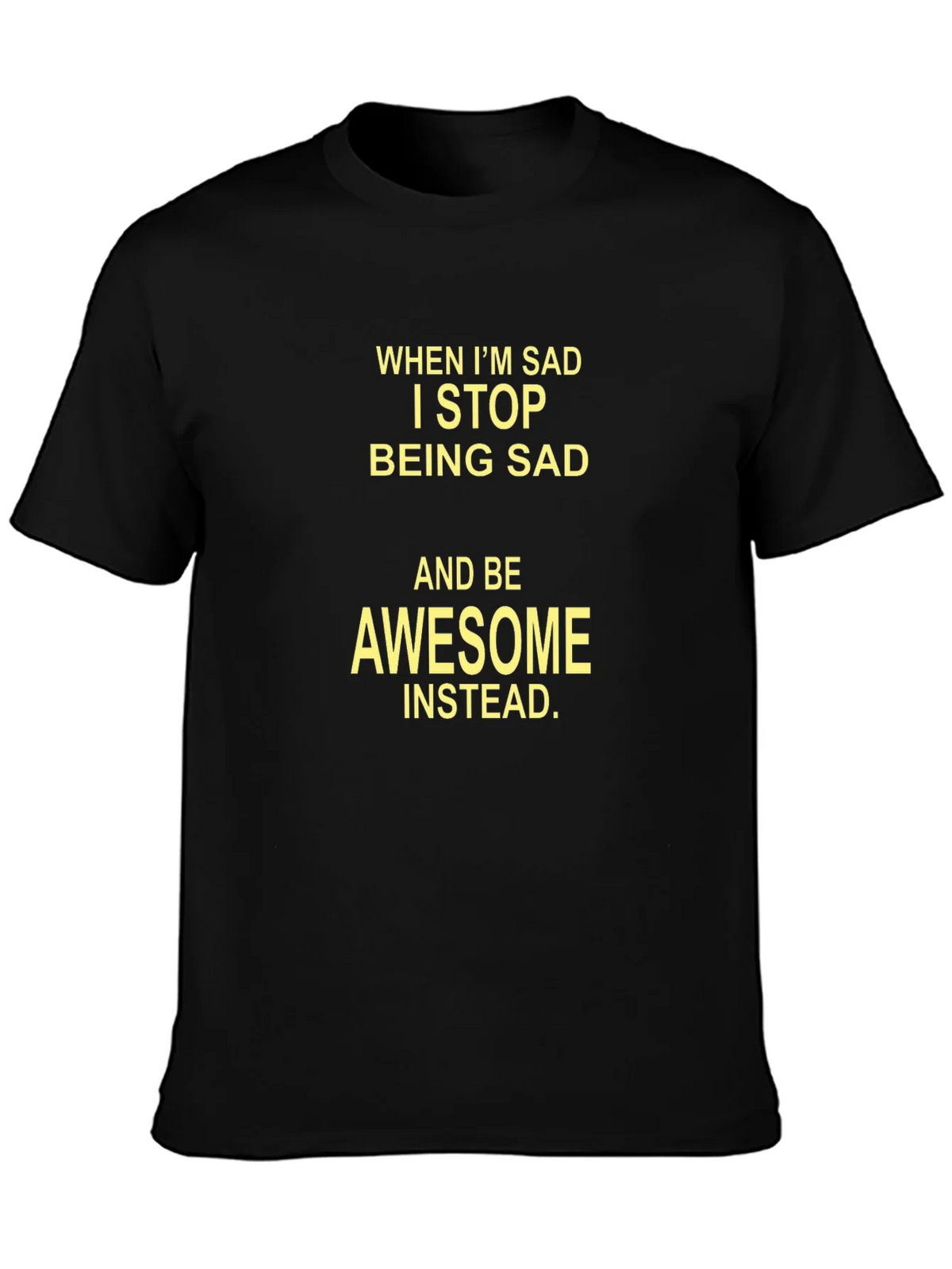 Awesome Instead T-Shirt - Mens Black Tee product image 6