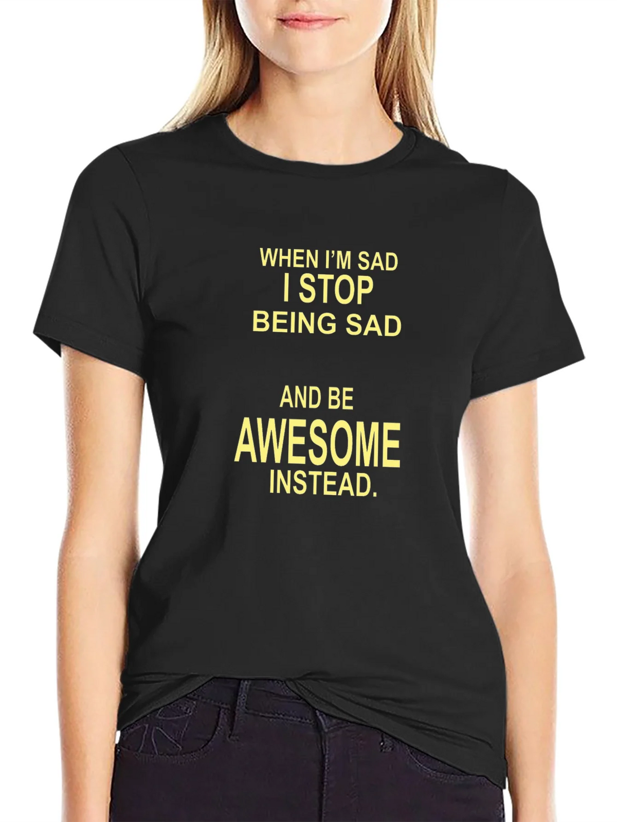 Awesome Instead T-Shirt - Mens Black Tee product image 5