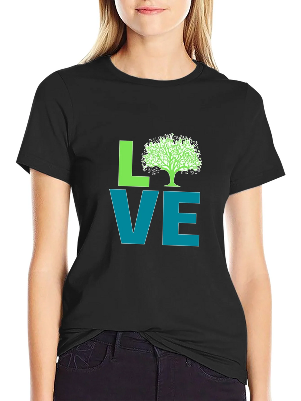 Love Nature Graphic Tee - Black product image 5