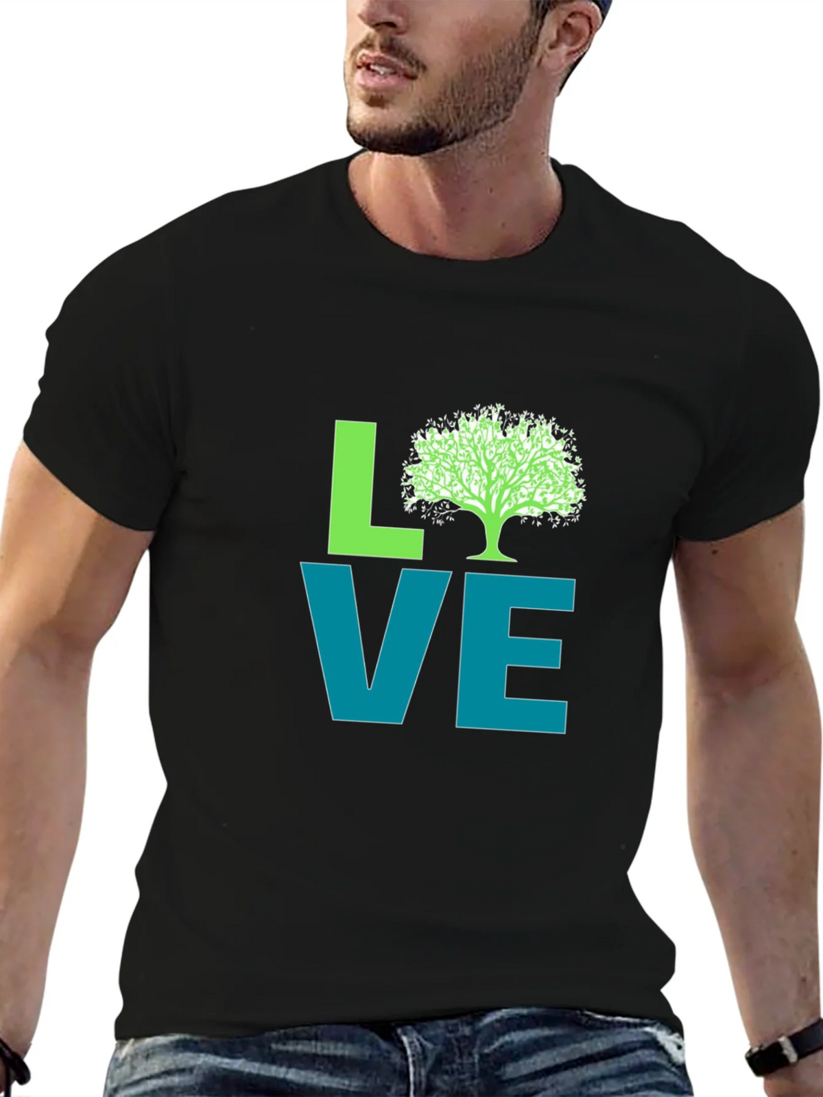 Love Nature Graphic Tee - Black product image 9