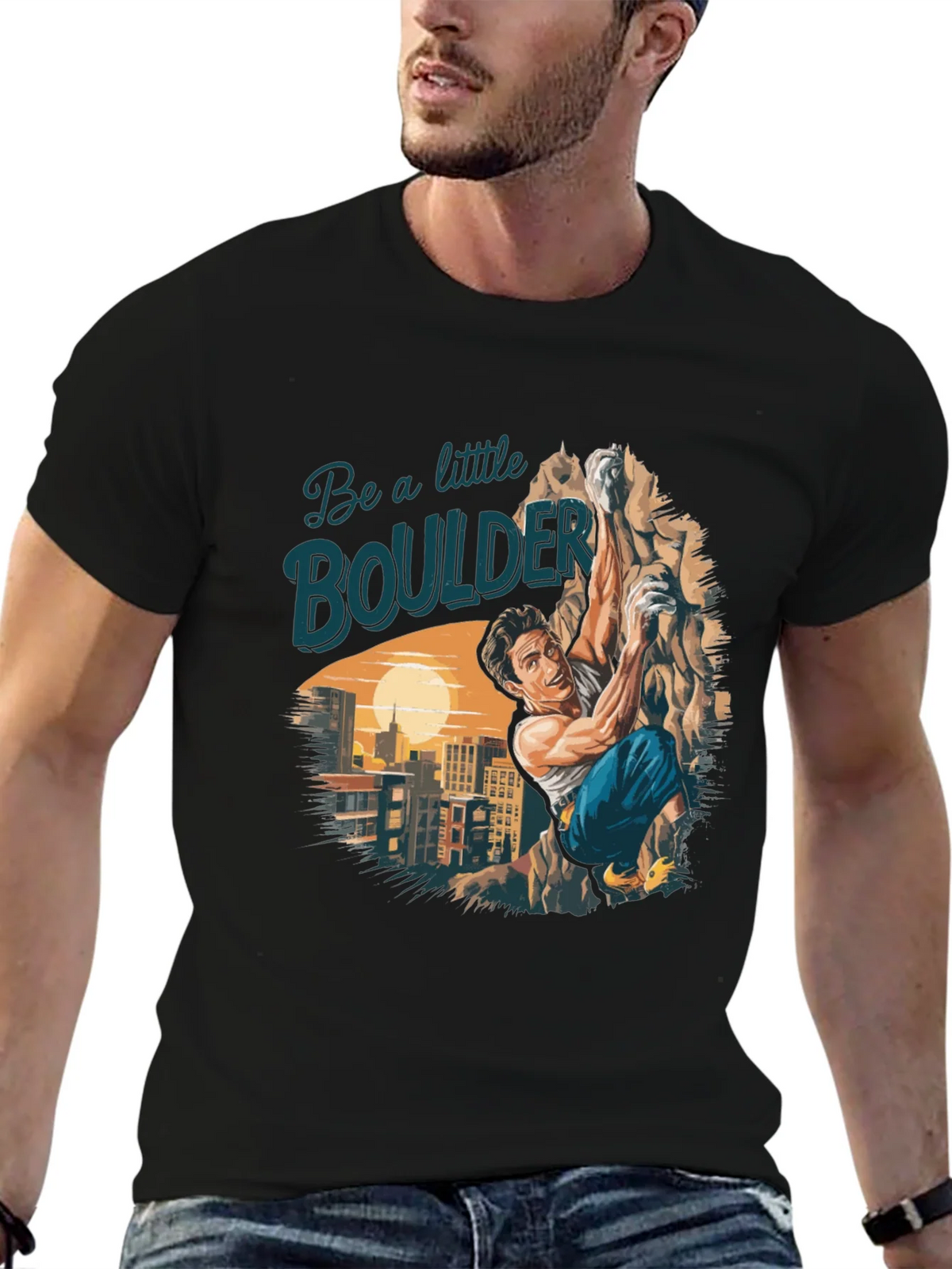 Boulder Climbing Graphic T-Shirt product image 9