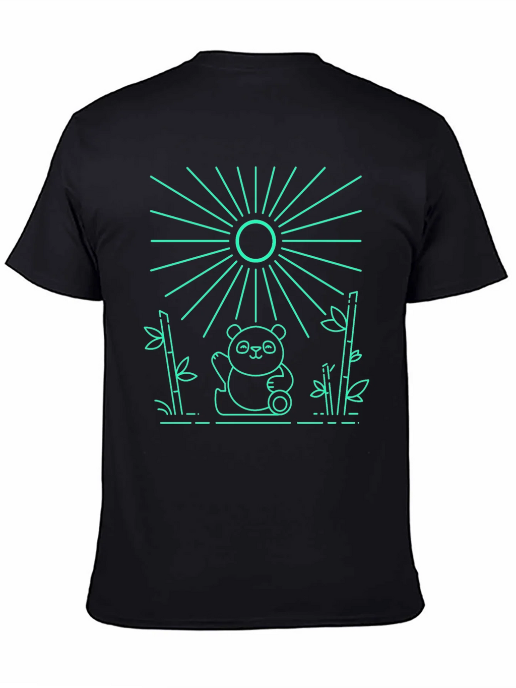 Panda Bamboo Graphic Tee - Cool Design product image 7