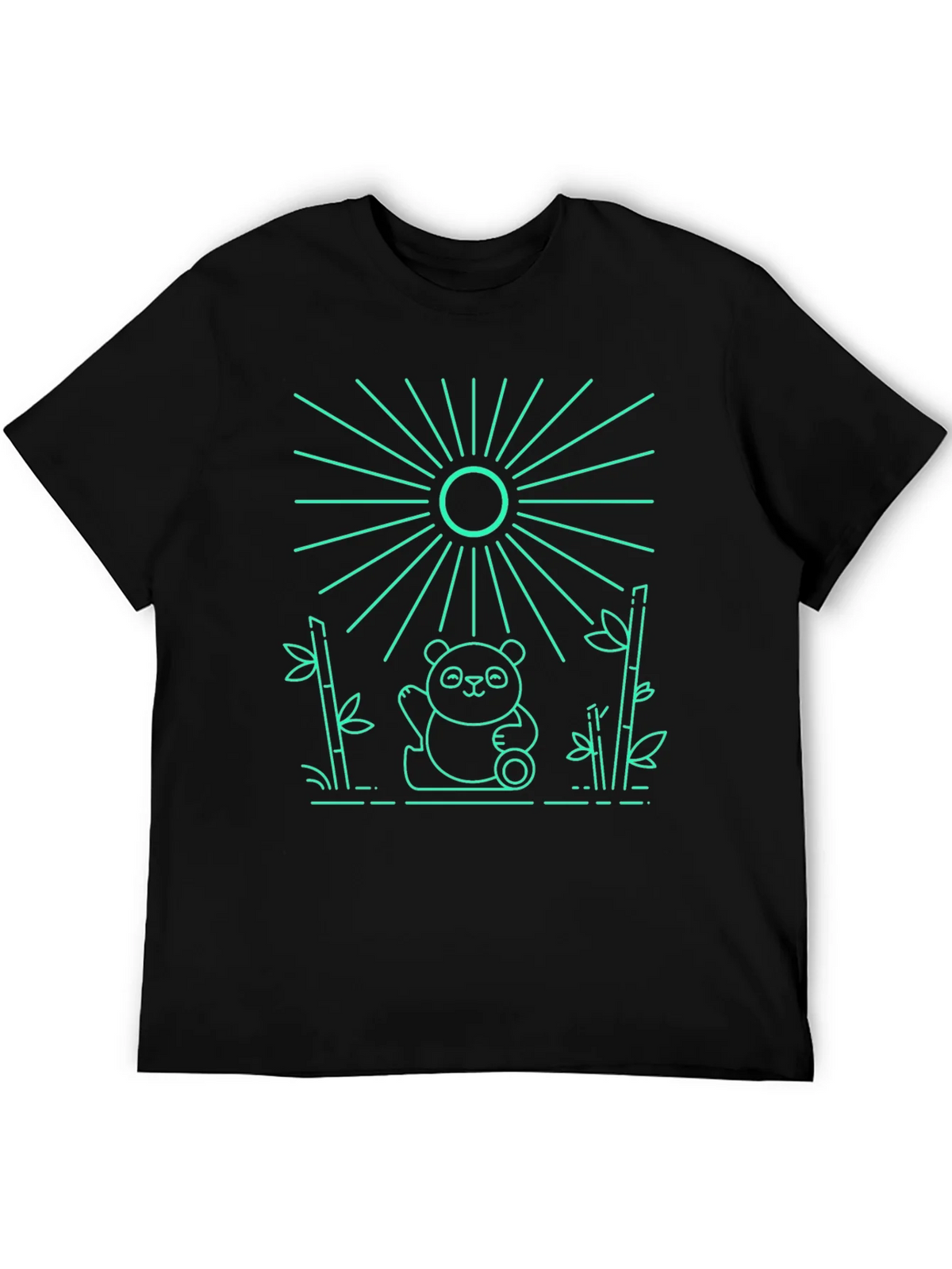 Panda Bamboo Graphic Tee - Cool Design product image 8