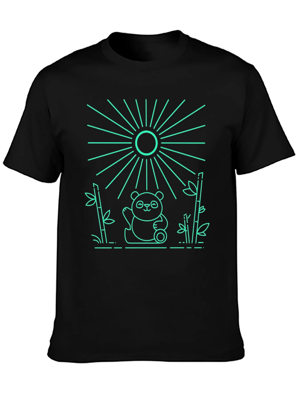 Panda Bamboo Graphic Tee - Cool Design product image 6