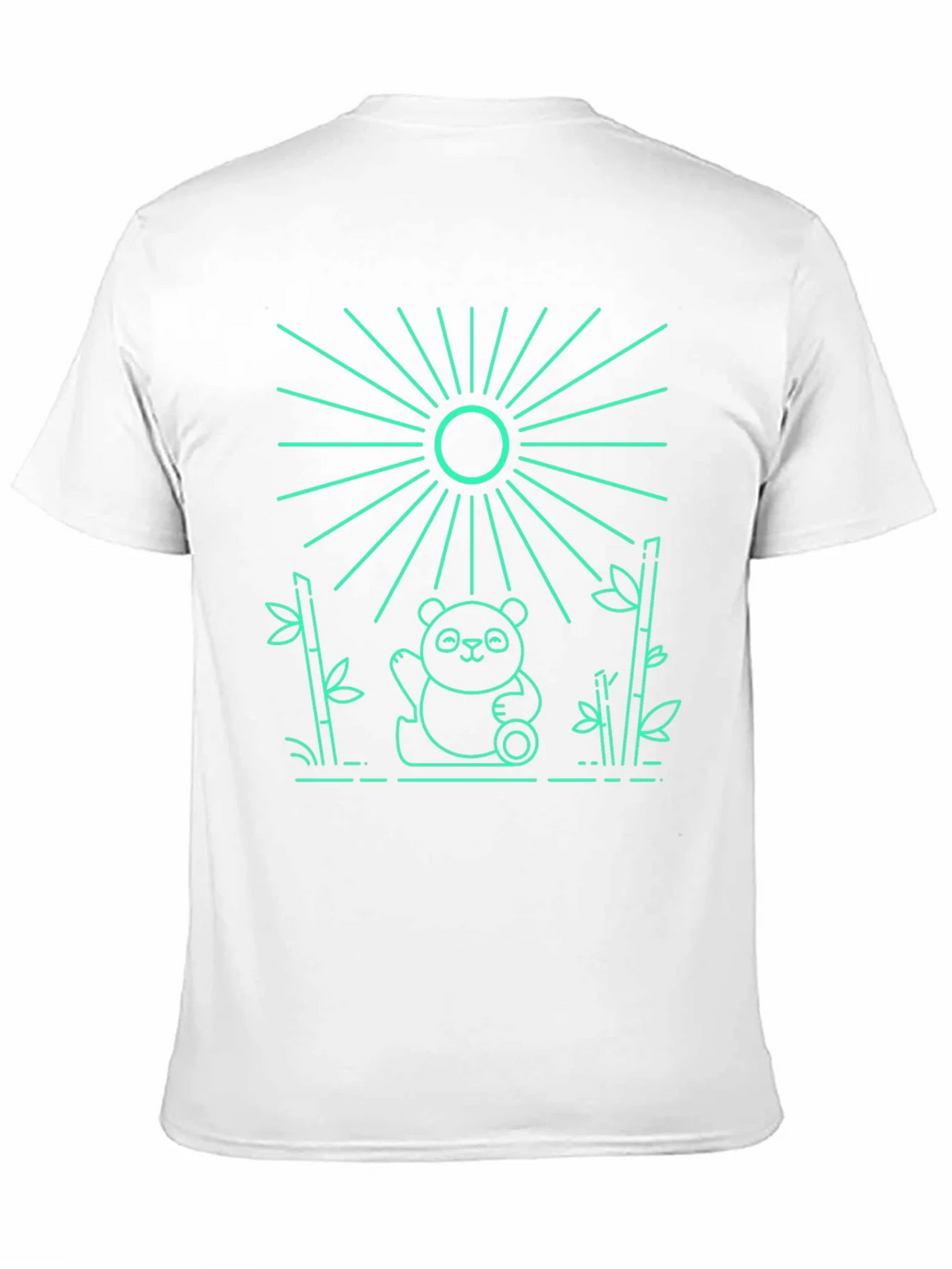 Panda Bamboo Graphic Tee - Cool Design product image 2