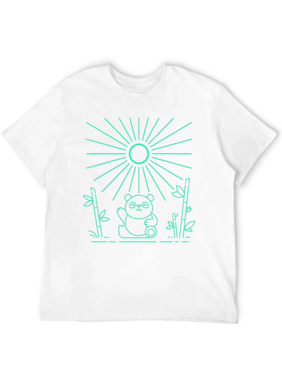Panda Bamboo Graphic Tee - Cool Design product image 3