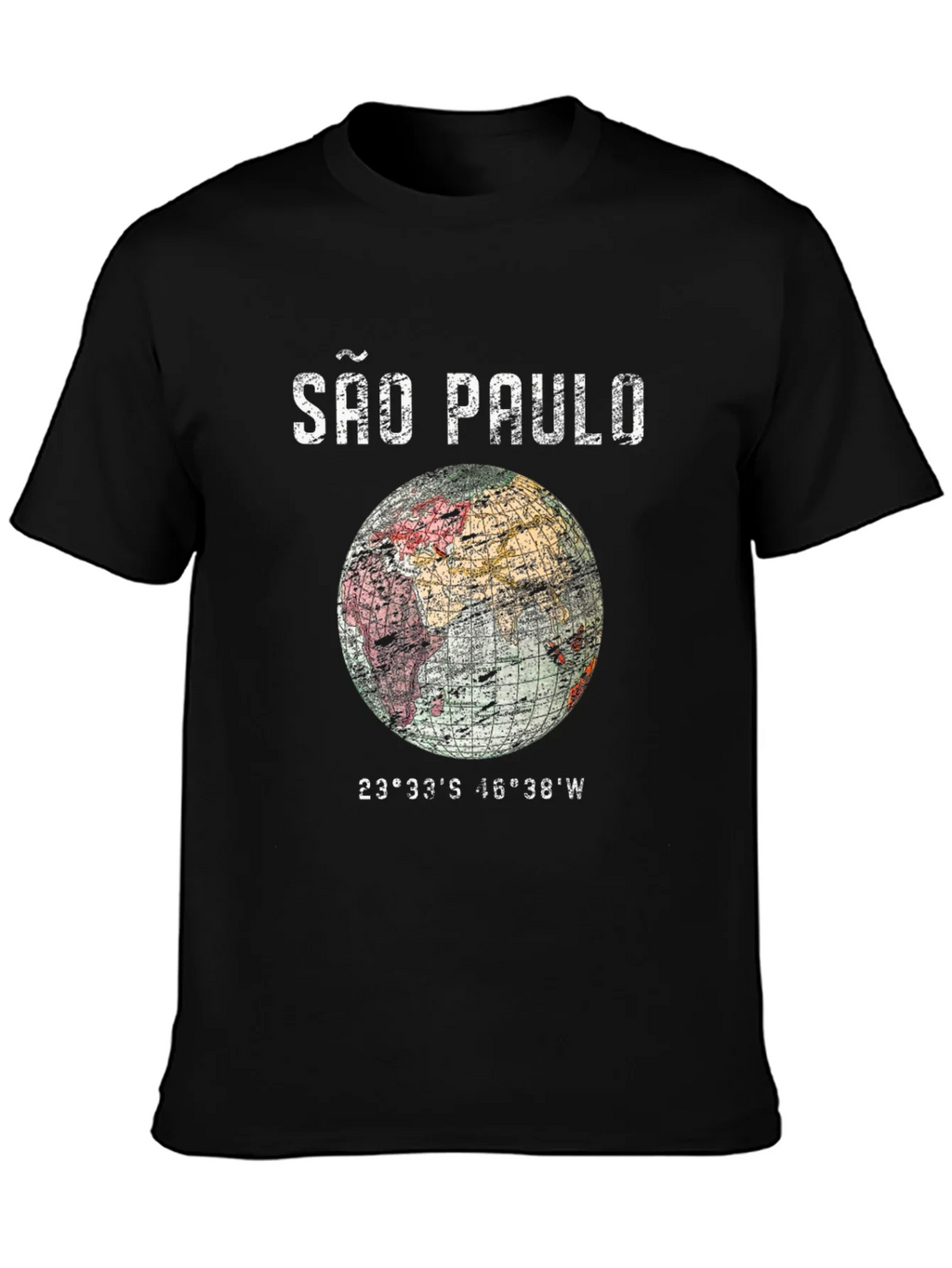 São Paulo Globe Graphic T-Shirt - Unisex product image 6