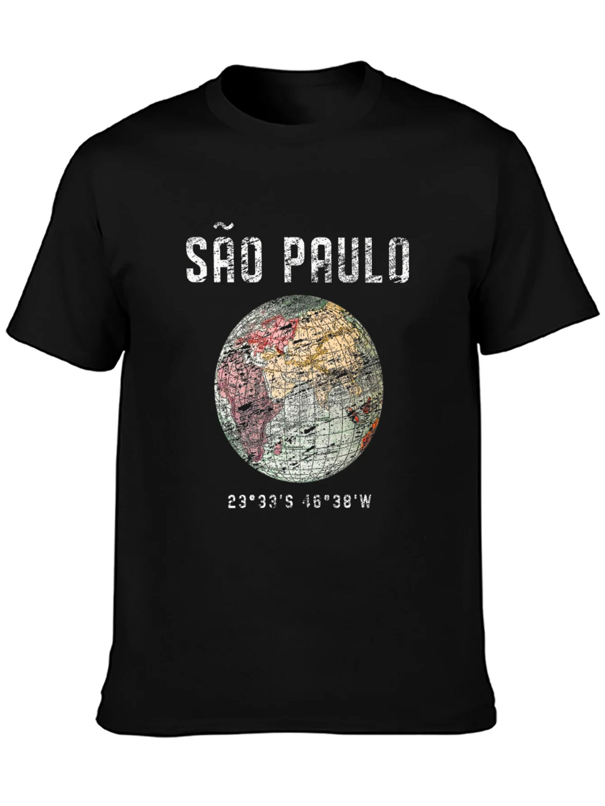São Paulo Globe Graphic T-Shirt - Unisex product image 6