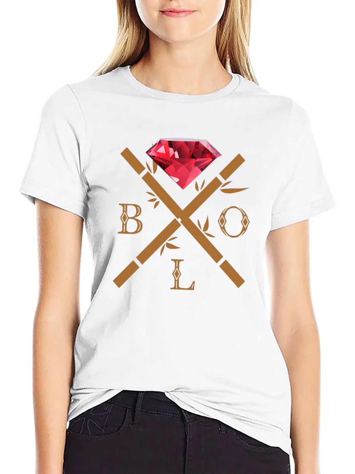 Black BOLO Diamond Graphic Tee product image 11
