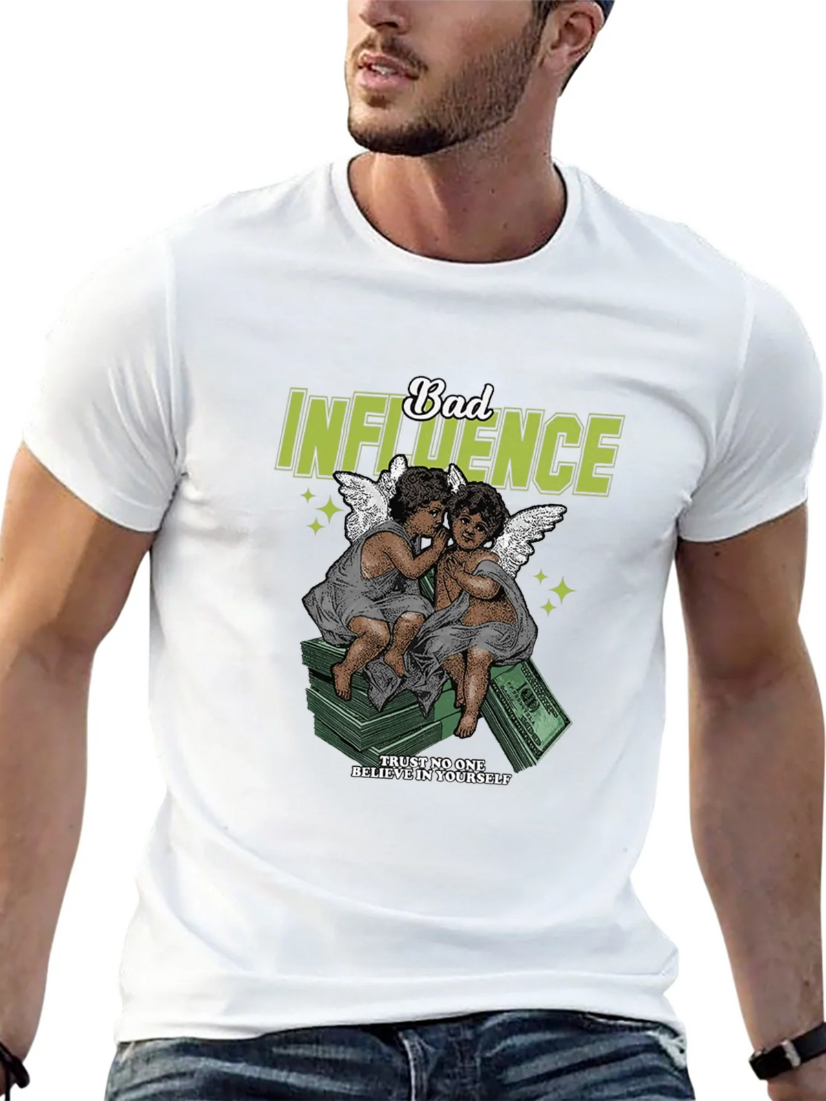 Bad Influence Graphic Tee - Stylish Streetwear product image 4