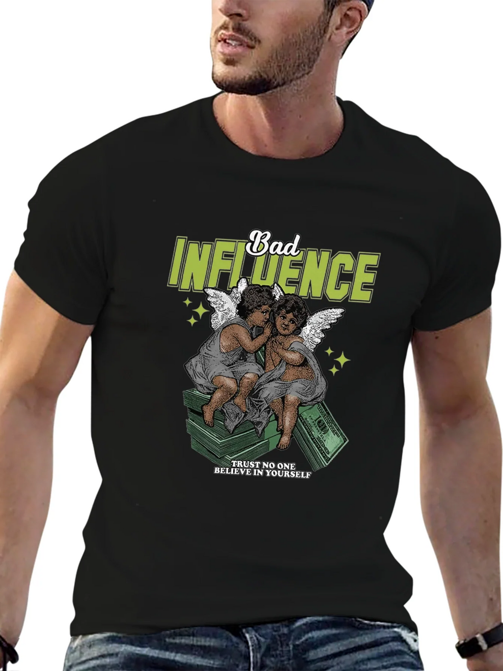 Bad Influence Graphic Tee - Stylish Streetwear product image 9