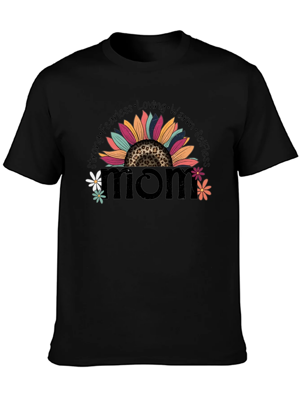 Mom Sunflower Graphic Tee - Strong Fearless Loving product image 6
