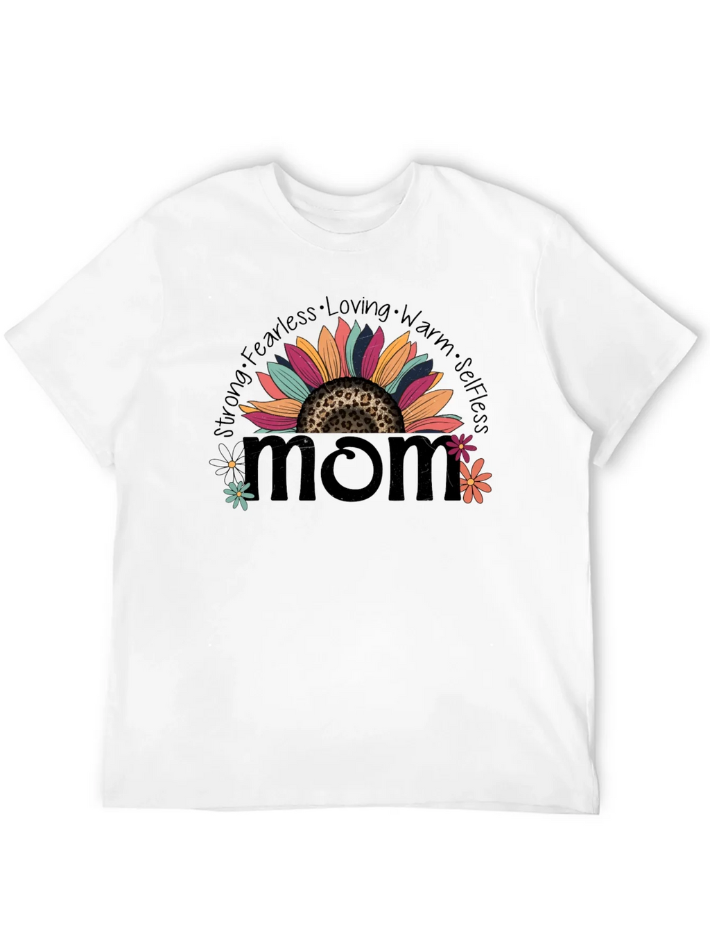 Mom Sunflower Graphic Tee - Strong Fearless Loving product image 3