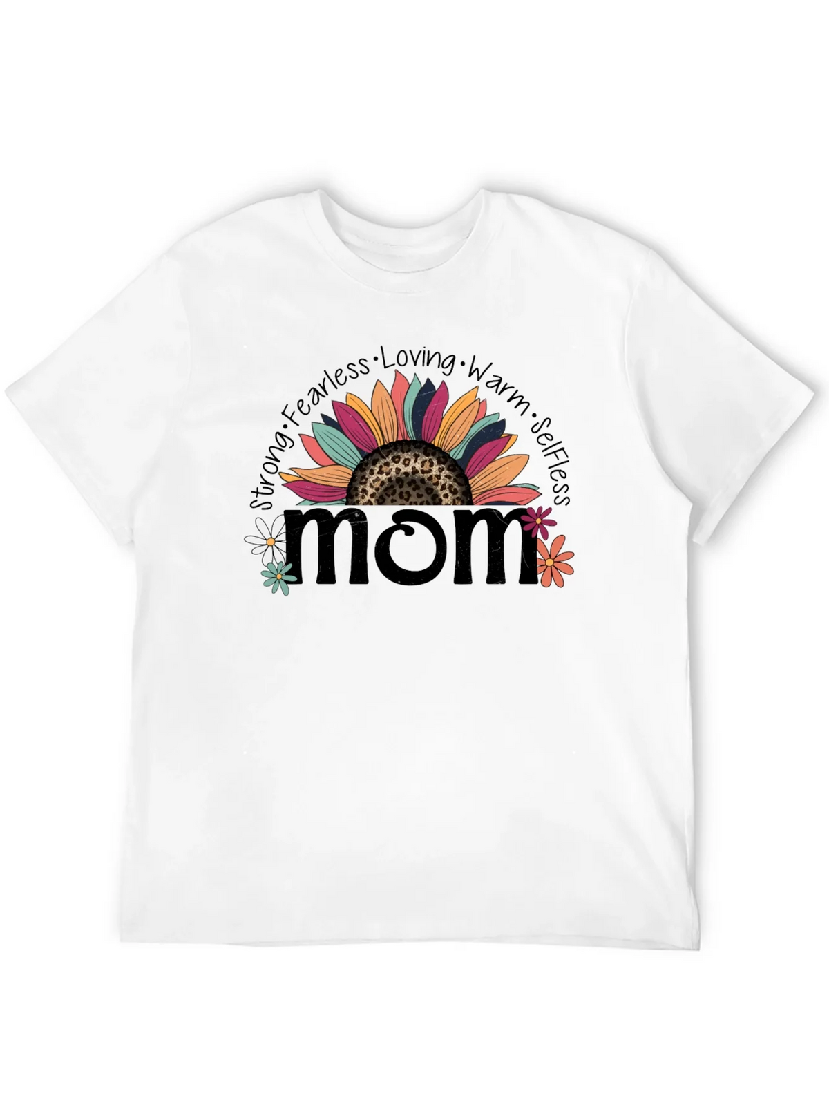 Mom Sunflower Graphic Tee - Strong Fearless Loving product image 3
