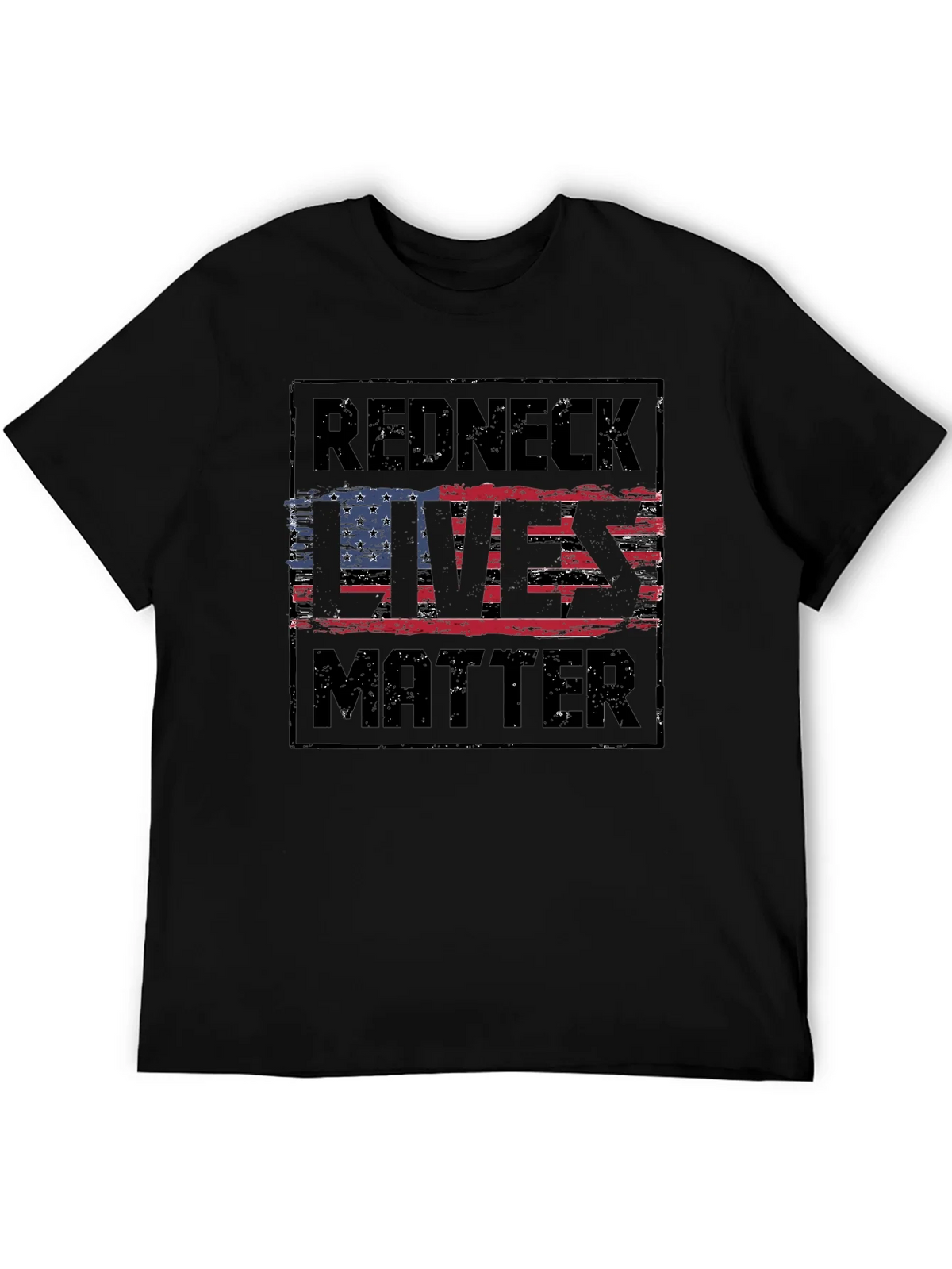 Redneck Lives Matter Graphic T-Shirt - Black product image 8