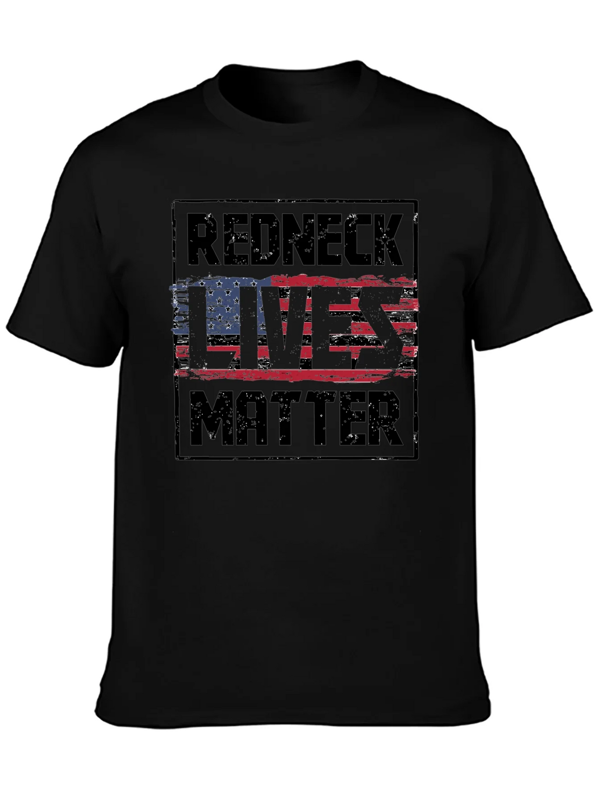 Redneck Lives Matter Graphic T-Shirt - Black product image 6