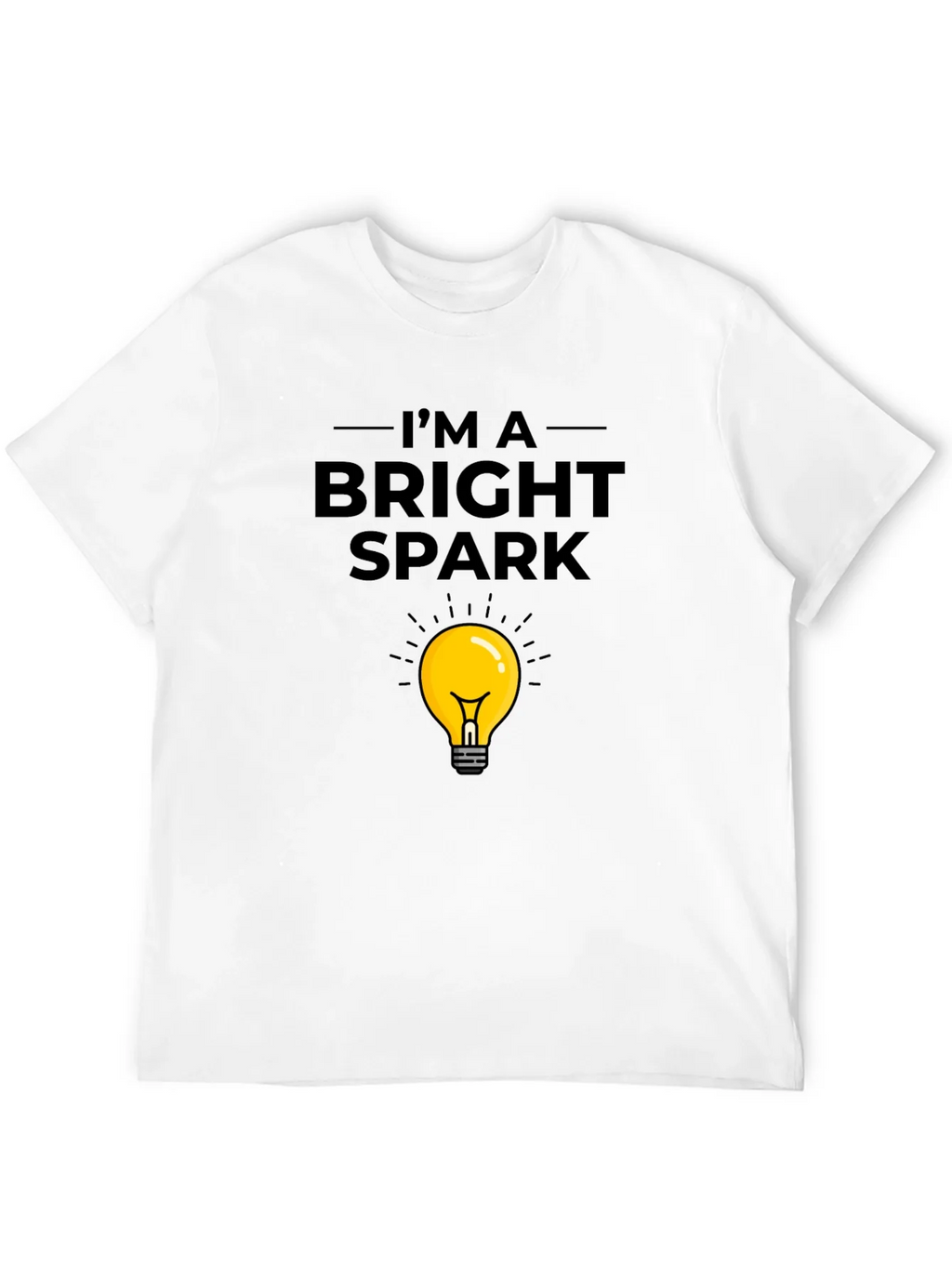 Bright Spark T-Shirt - Light Bulb Graphic Tee product image 3