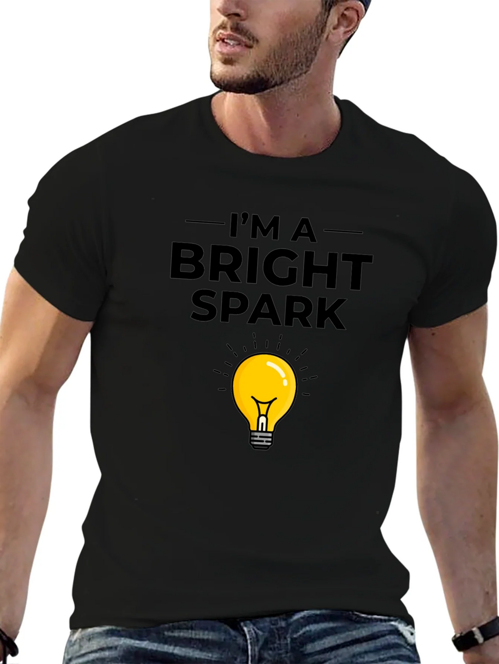 Bright Spark T-Shirt - Light Bulb Graphic Tee product image 9