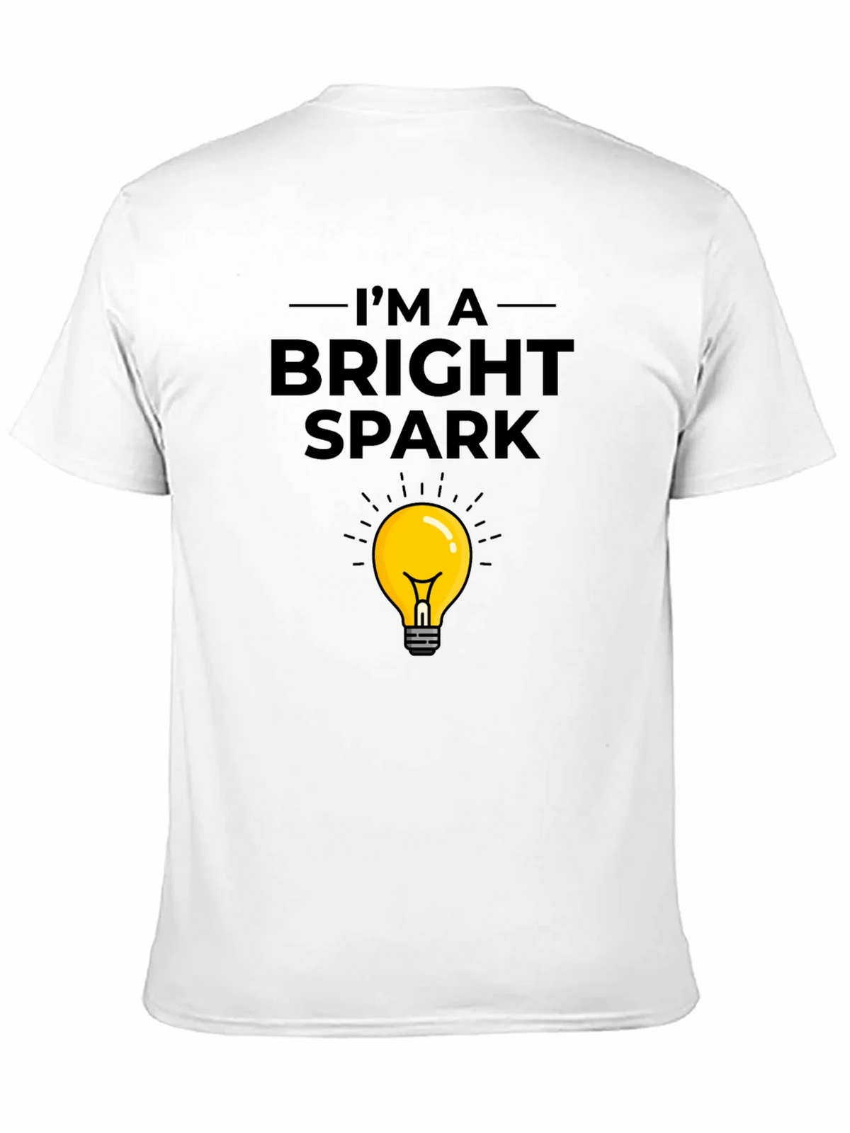 Bright Spark T-Shirt - Light Bulb Graphic Tee product image 2