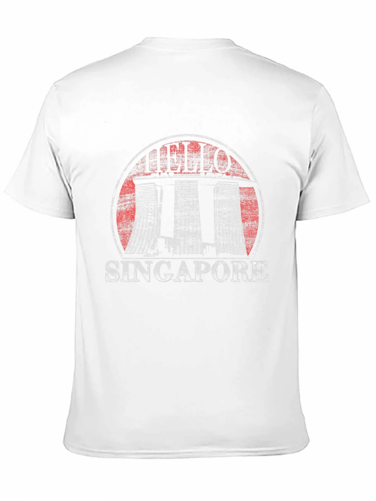 Singapore Vintage Graphic T-Shirt Black Cotton product image 2