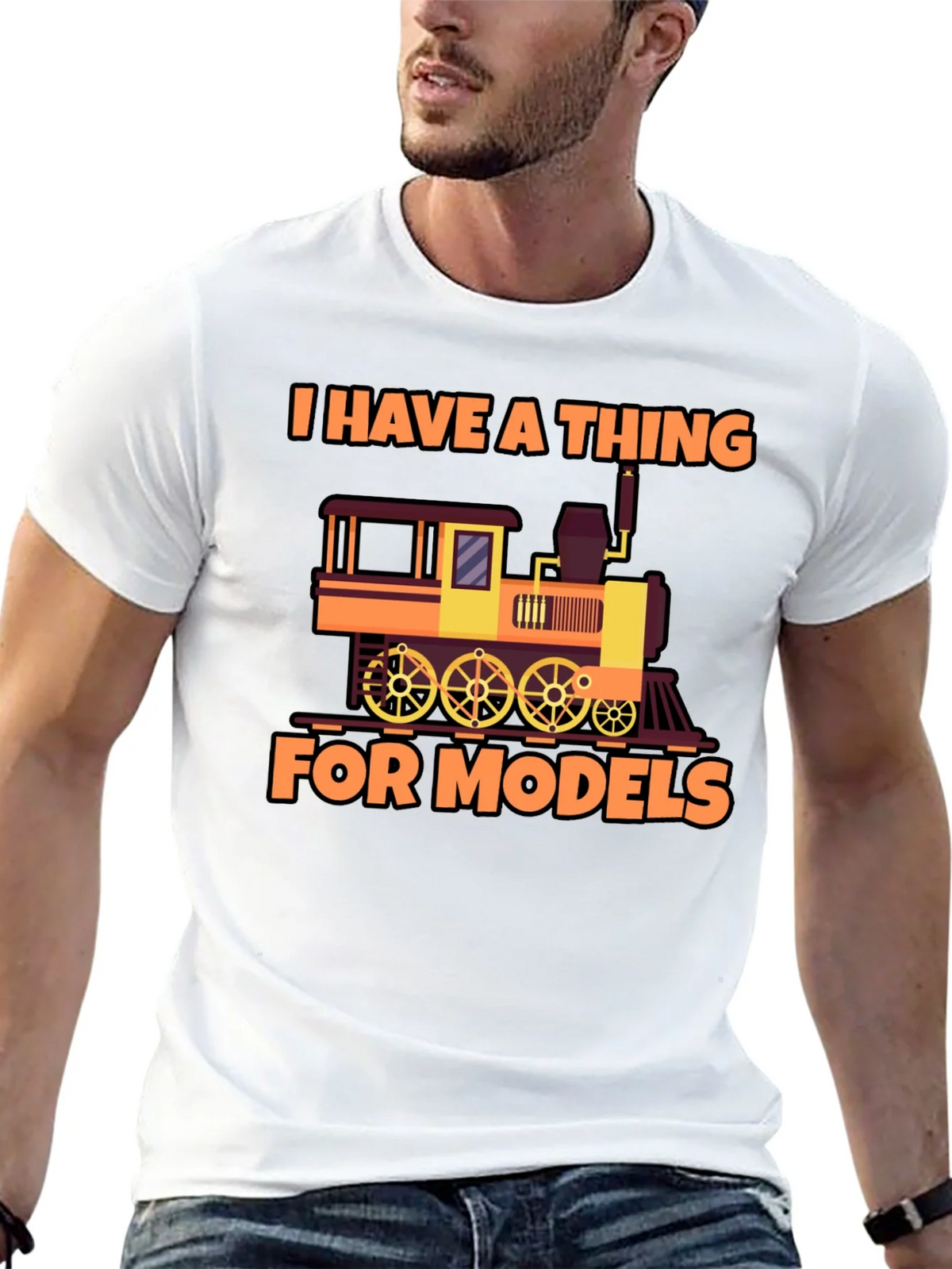 I Have a Thing For Models Train T-Shirt product image 4