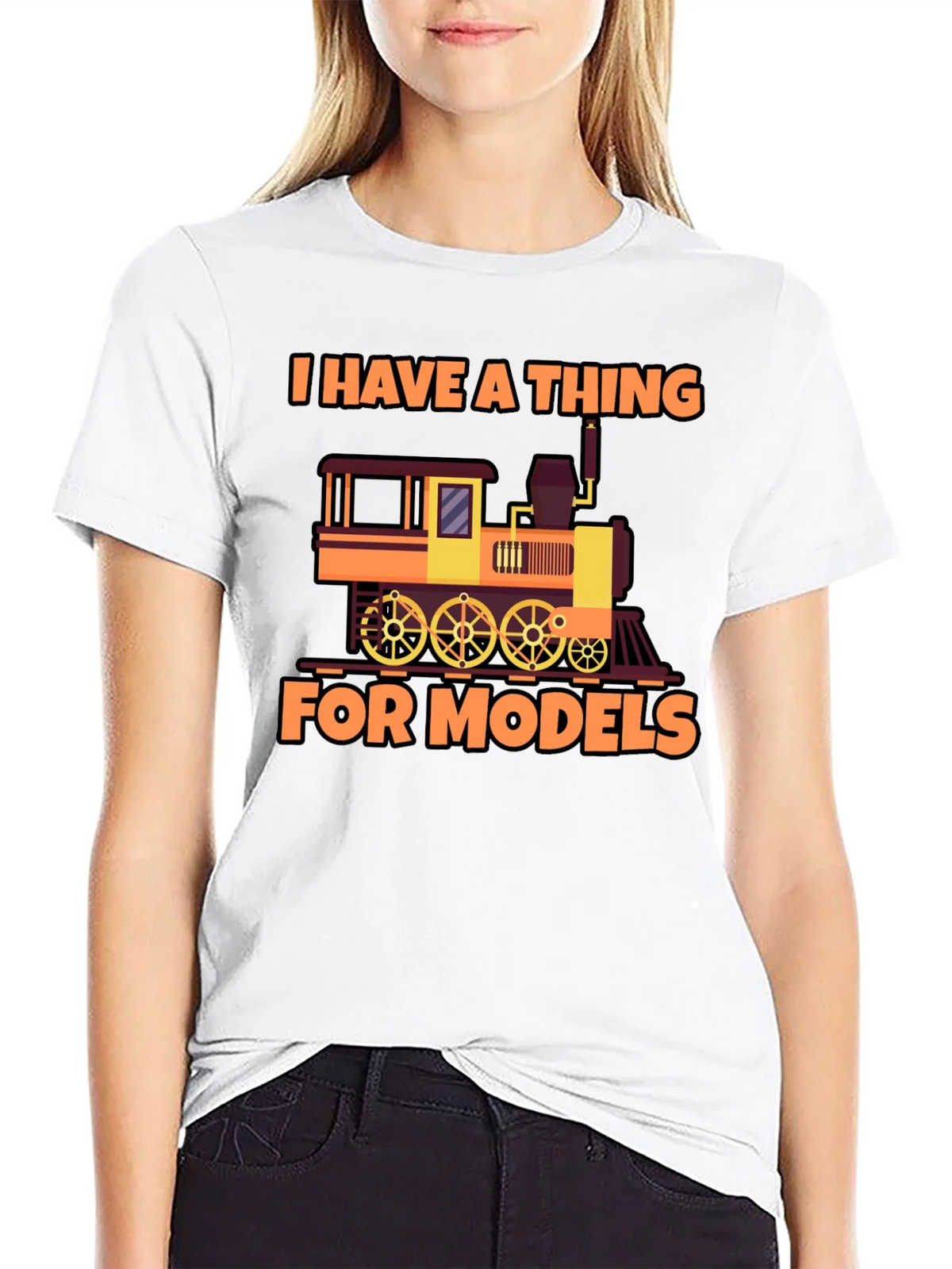 I Have a Thing For Models Train T-Shirt product image 11