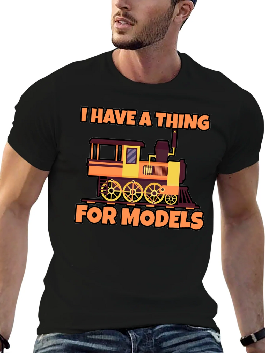 I Have a Thing For Models Train T-Shirt product image 9