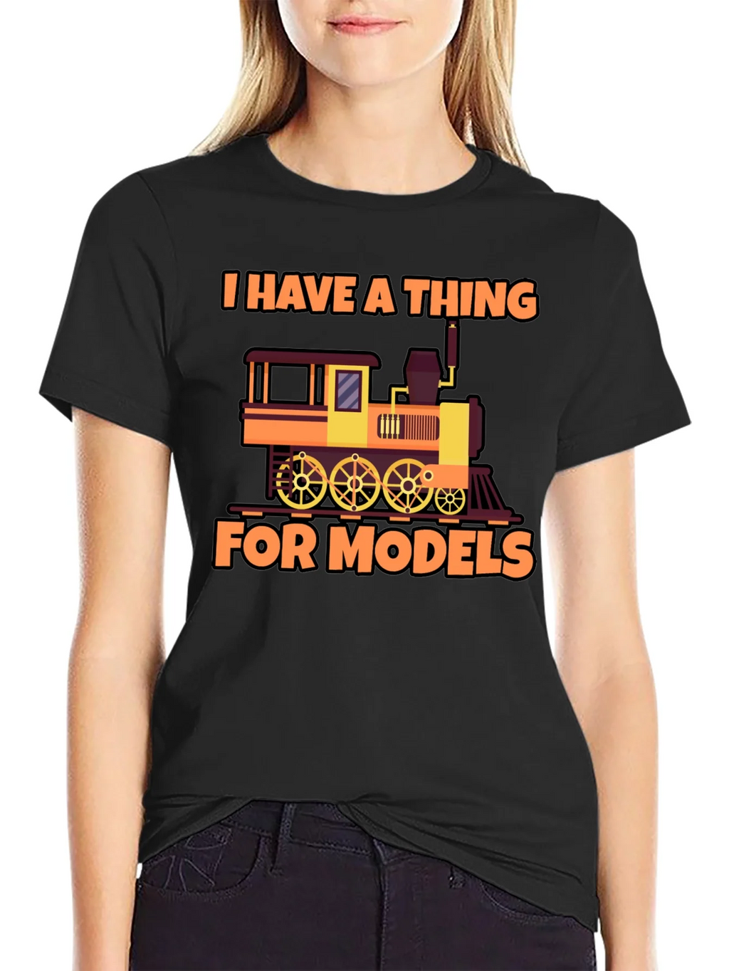 I Have a Thing For Models Train T-Shirt product image 5