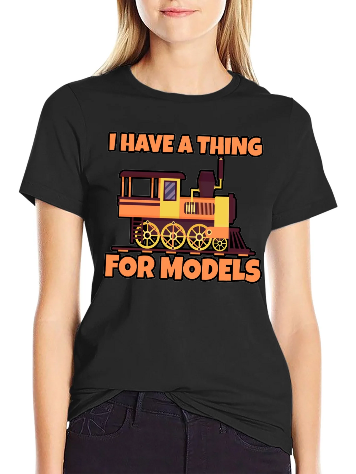 I Have a Thing For Models Train T-Shirt product image 5