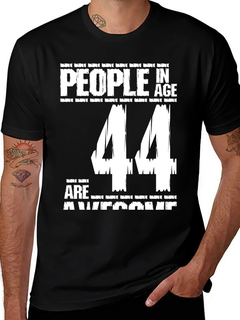 44 Years Old Awesome T-Shirt product image 1