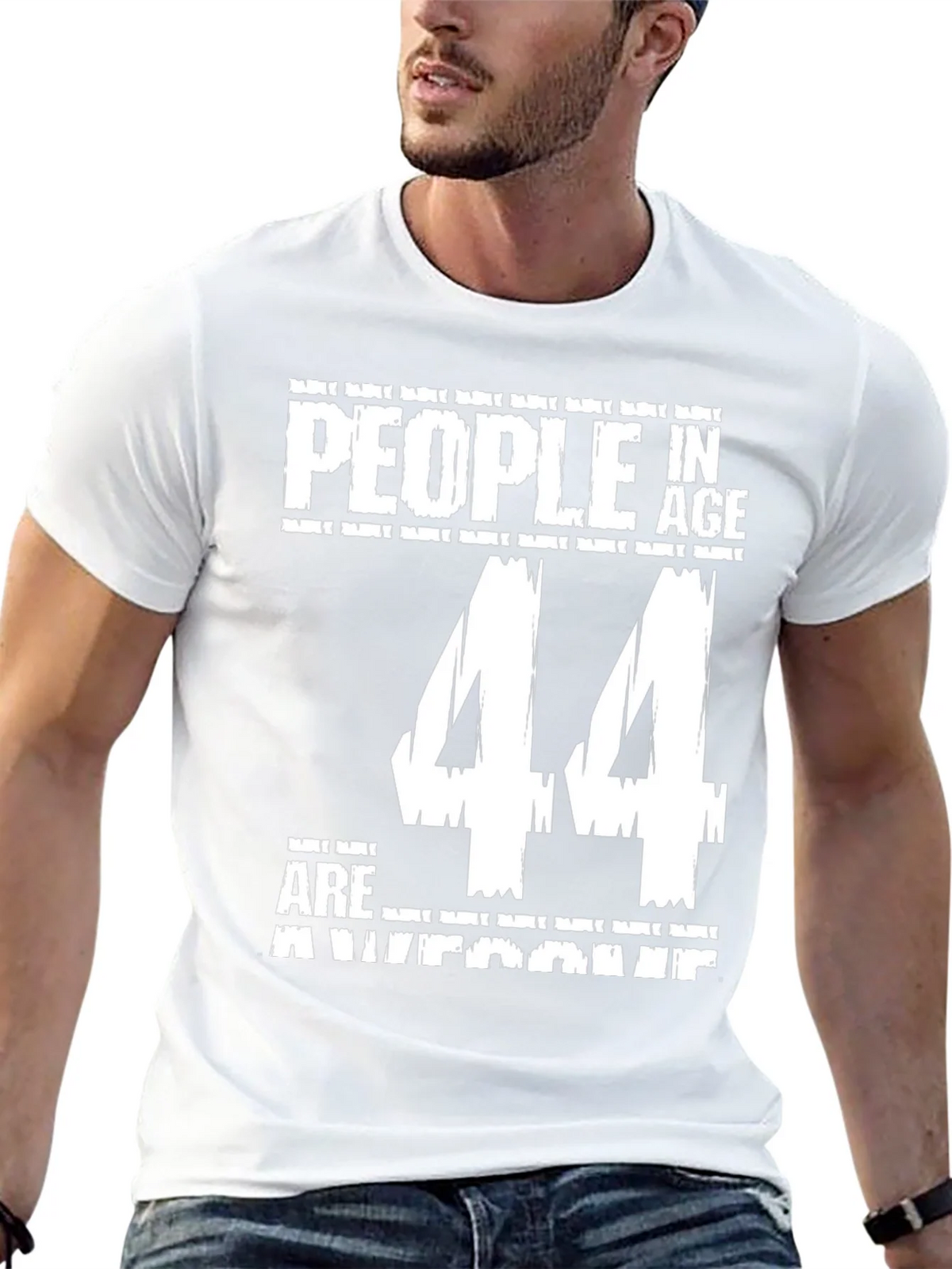 44 Years Old Awesome T-Shirt product image 4