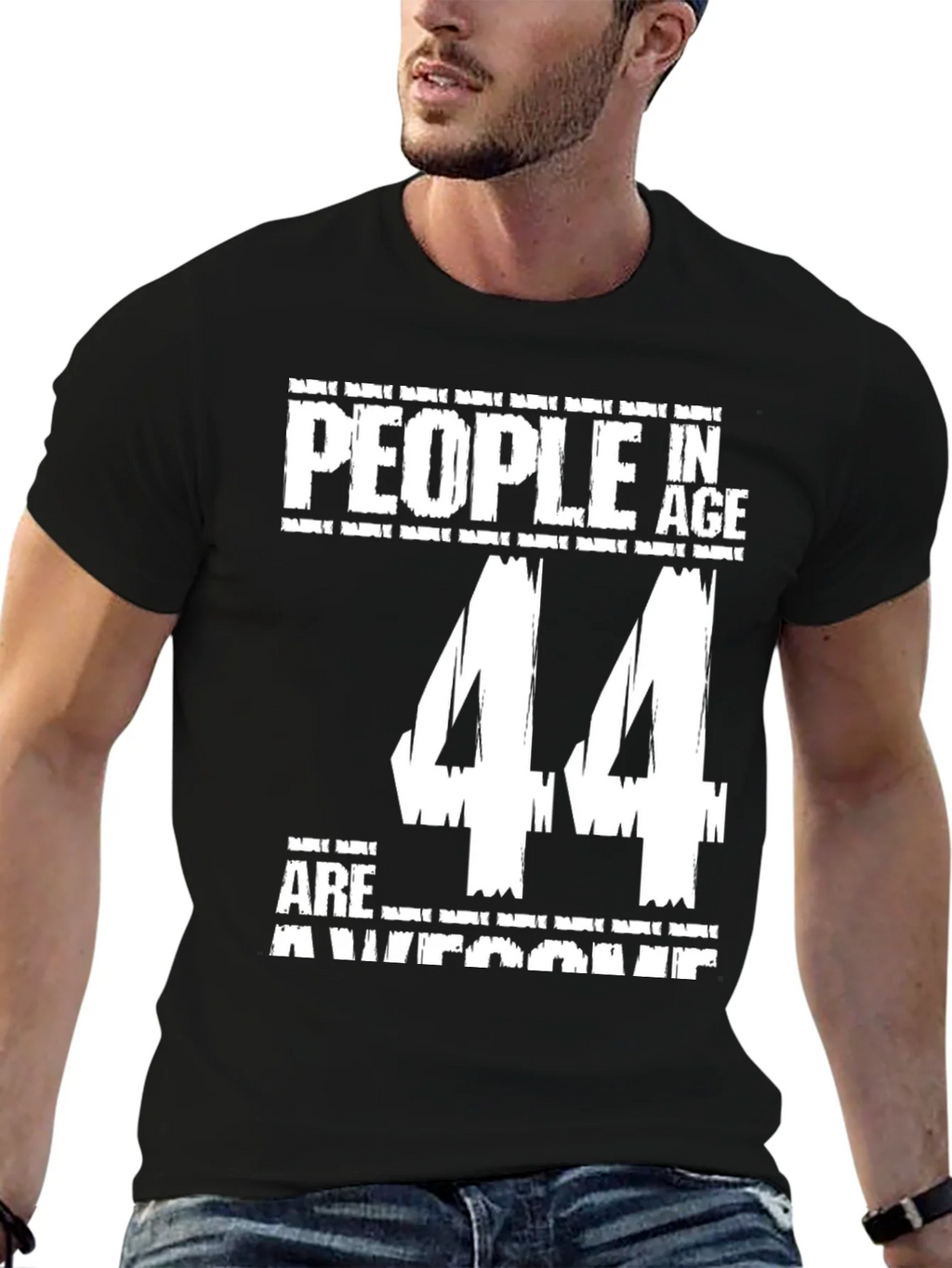 44 Years Old Awesome T-Shirt product image 9