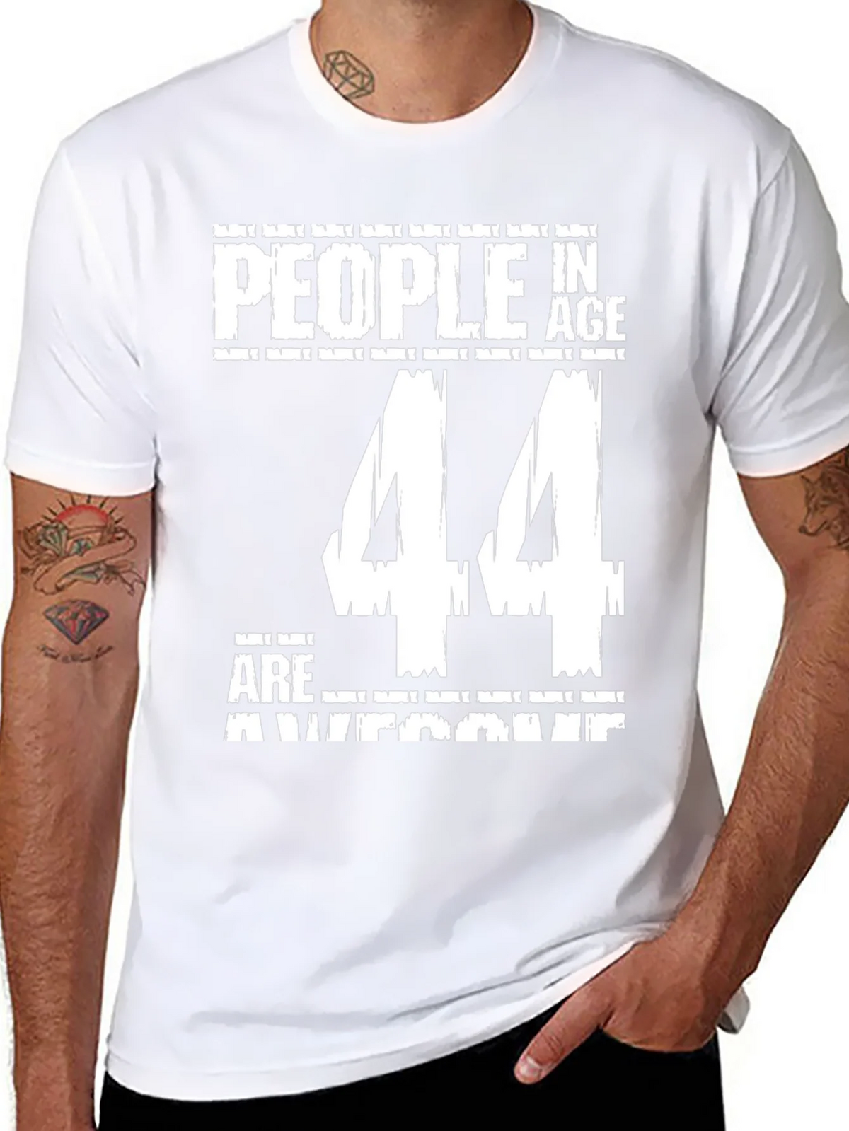 44 Years Old Awesome T-Shirt product image 10