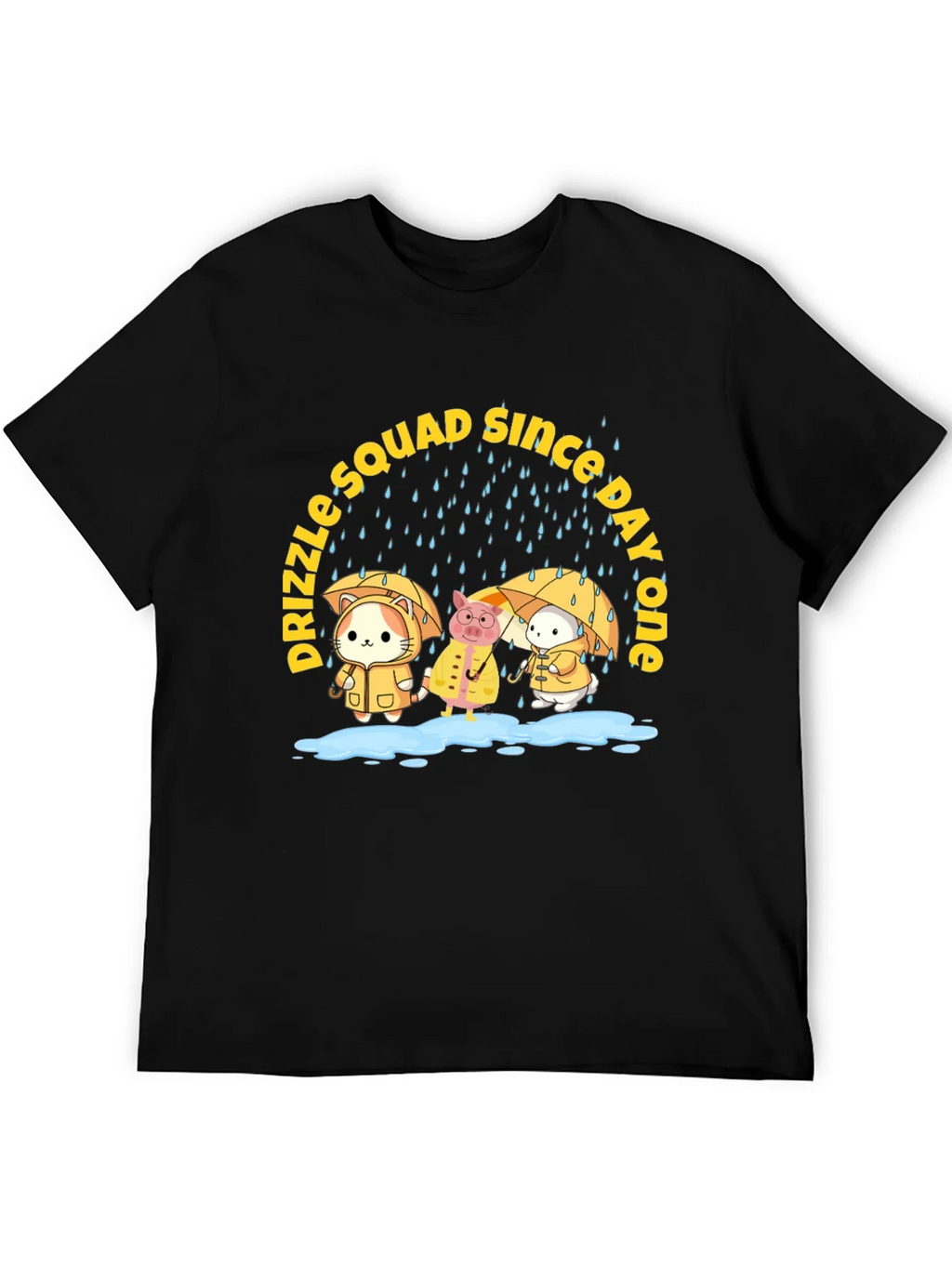 Drizzle Squad Cute Animal Graphic T-Shirt product image 8