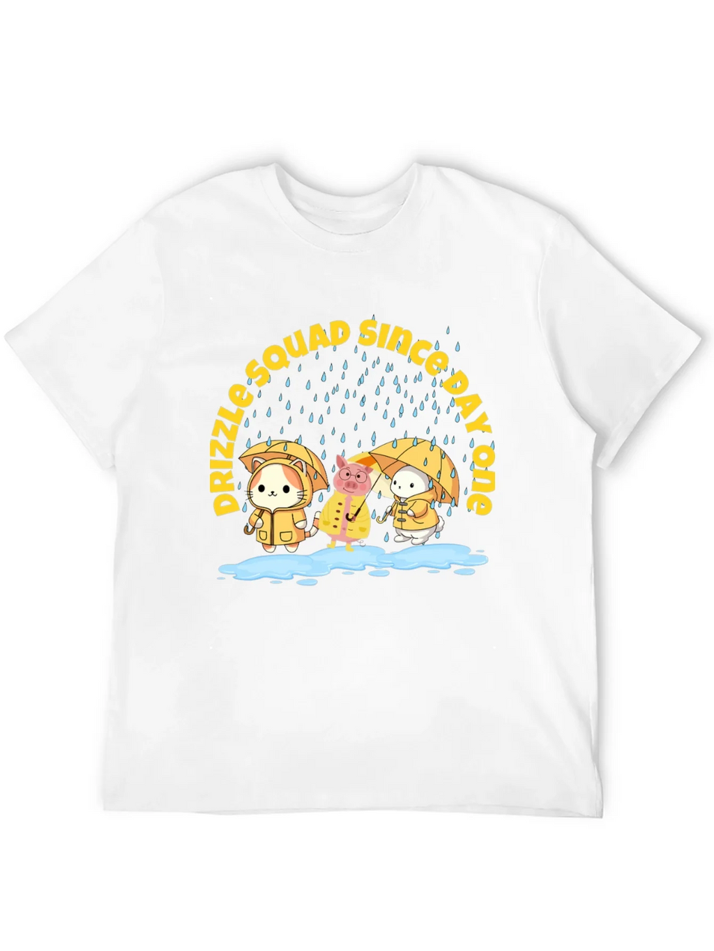 Drizzle Squad Cute Animal Graphic T-Shirt product image 3