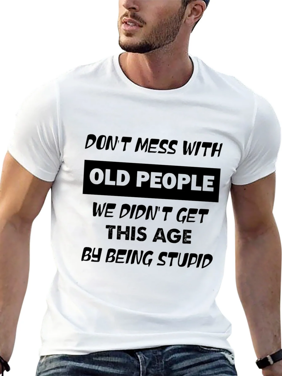 Funny Old People T-Shirt - Sarcastic Senior Citizen Gift product image 4