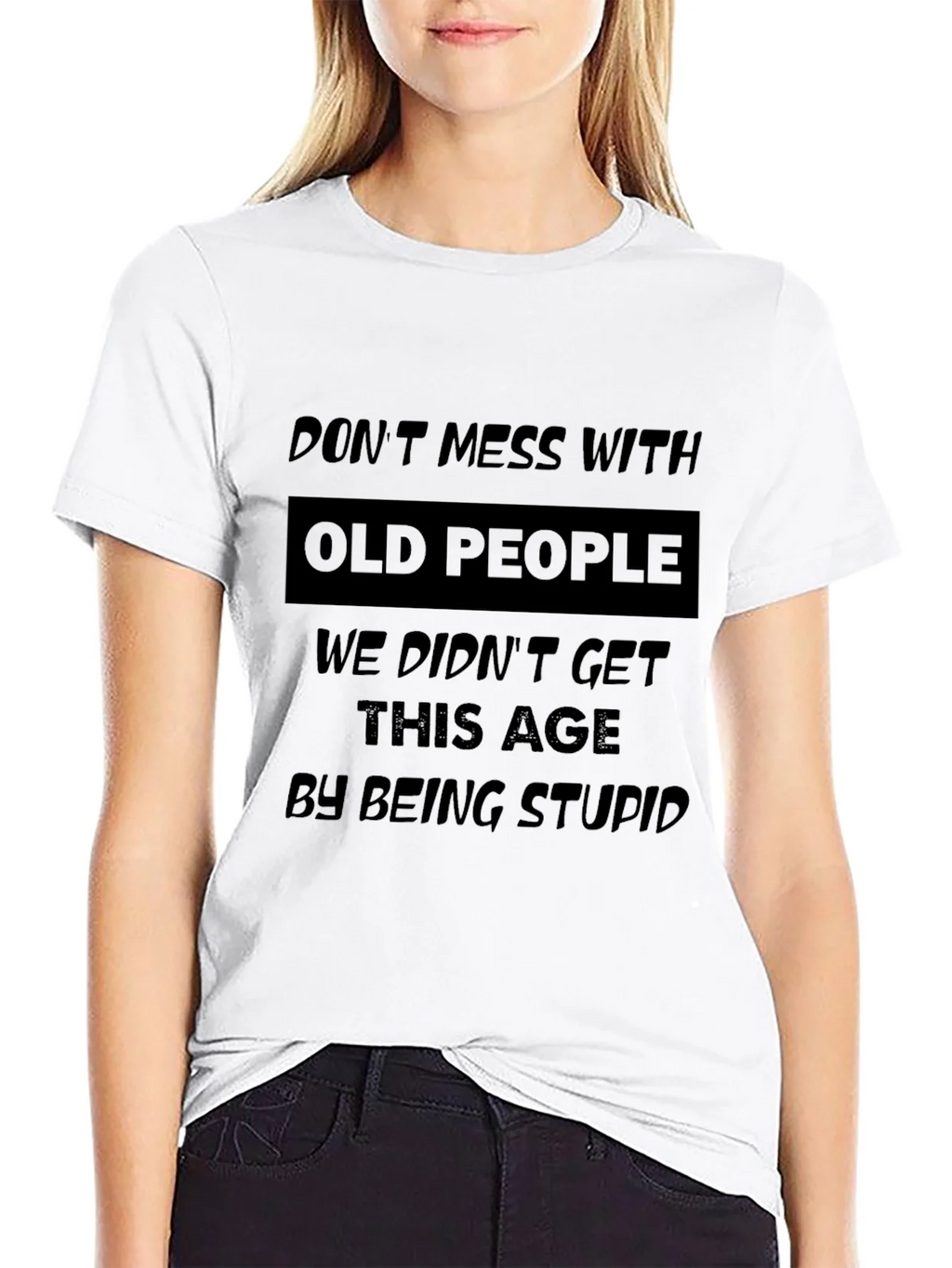 Funny Old People T-Shirt - Sarcastic Senior Citizen Gift product image 11