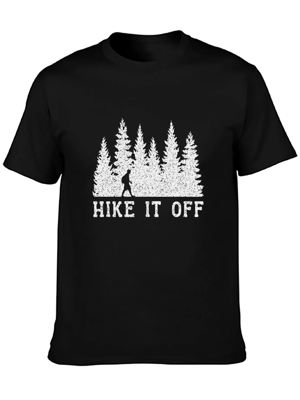 Hike It Off Black T-Shirt - Nature Adventure Tee product image 6