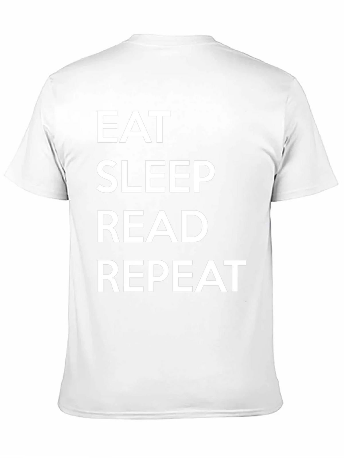 Eat Sleep Read Repeat Black T-Shirt product image 2