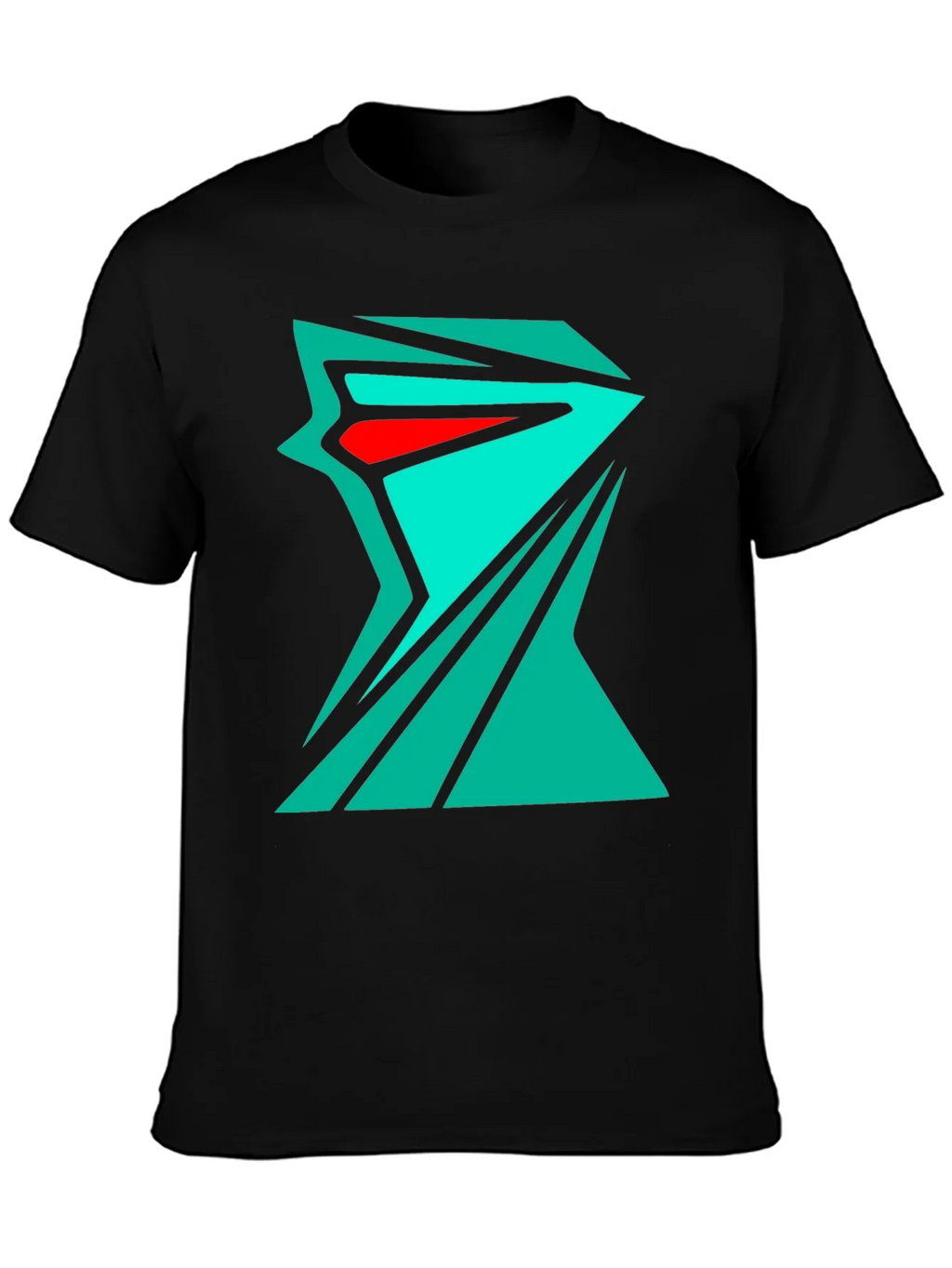 Abstract Geometric Tee - Edgy Streetwear Style product image 6