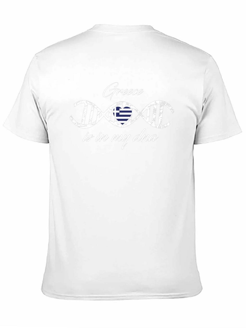 Greece is in My DNA T-Shirt - Black Graphic Tee product image 2