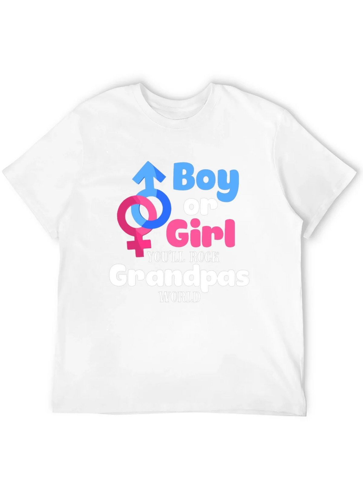 Boy or Girl Grandpa T-Shirt product image 3