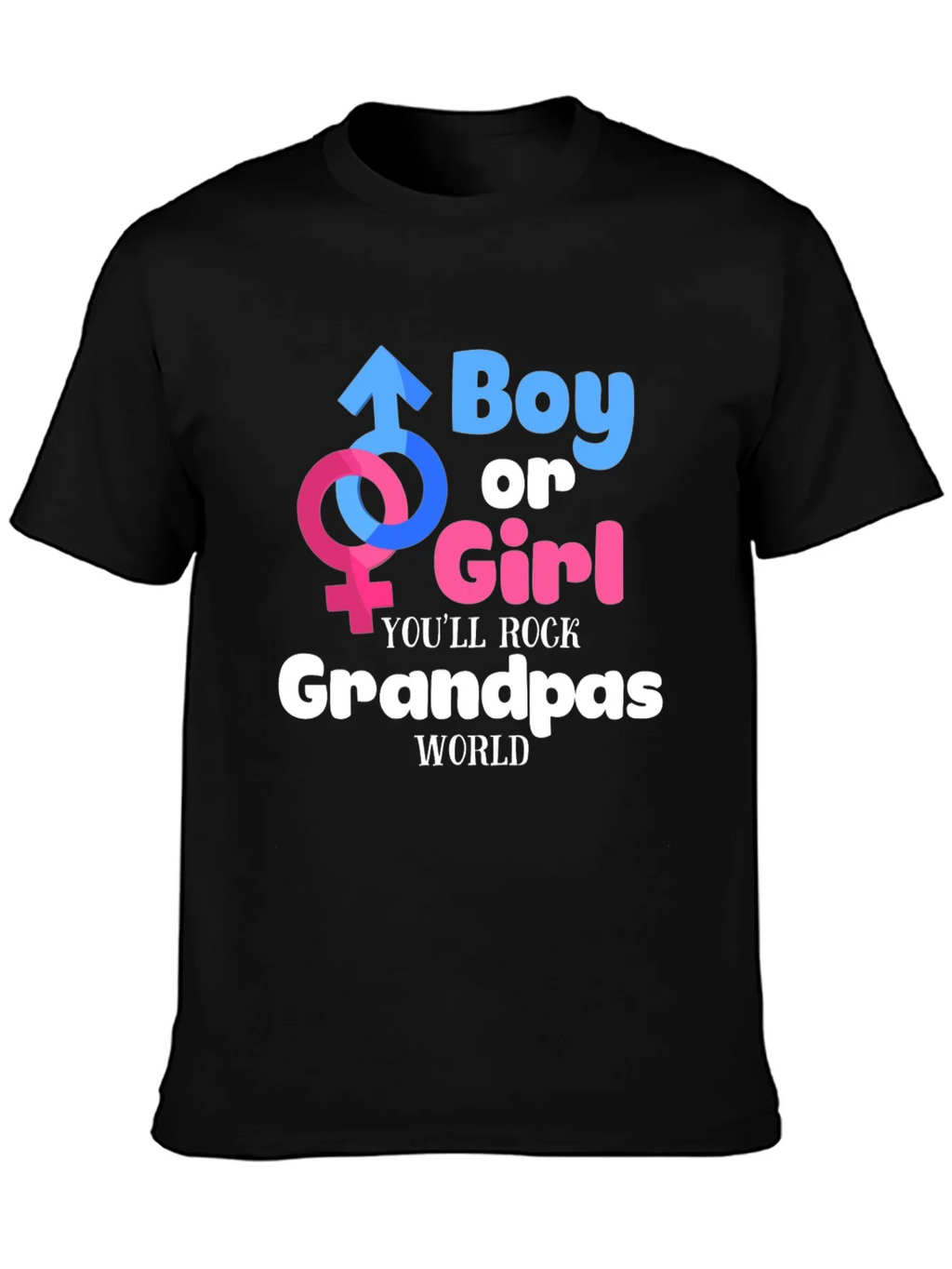 Boy or Girl Grandpa T-Shirt product image 6