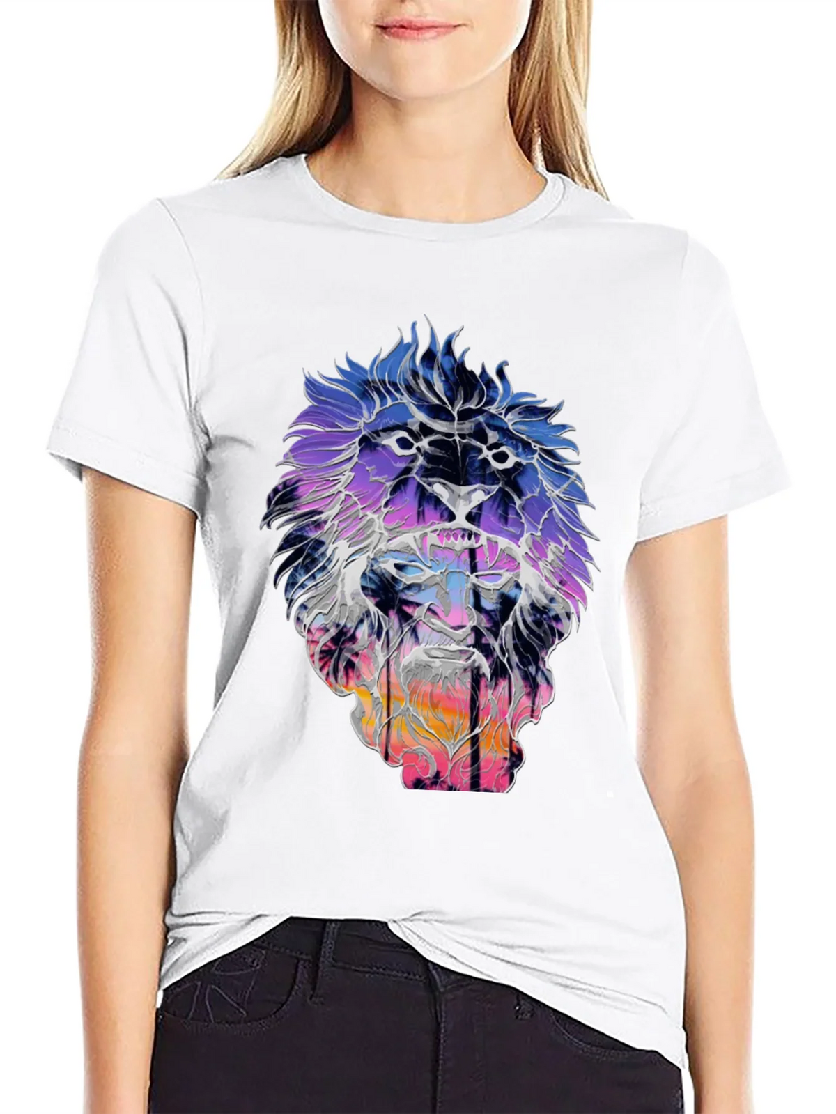Lion Sunset Graphic Tee - Unique Design product image 11