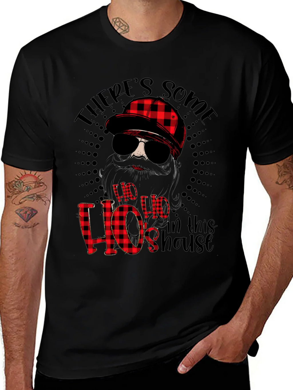 Funny Theres Some Hos in This House Graphic Tee product image 1