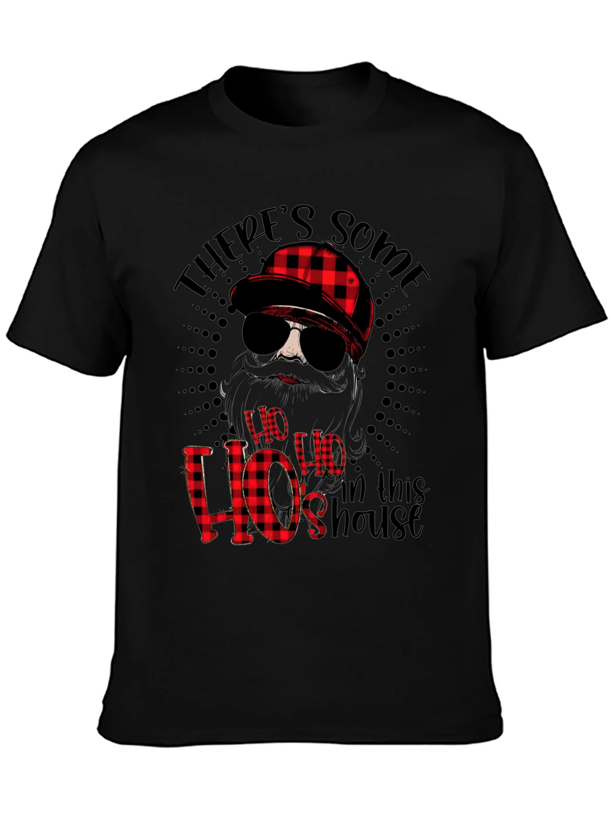 Funny Theres Some Hos in This House Graphic Tee product image 6